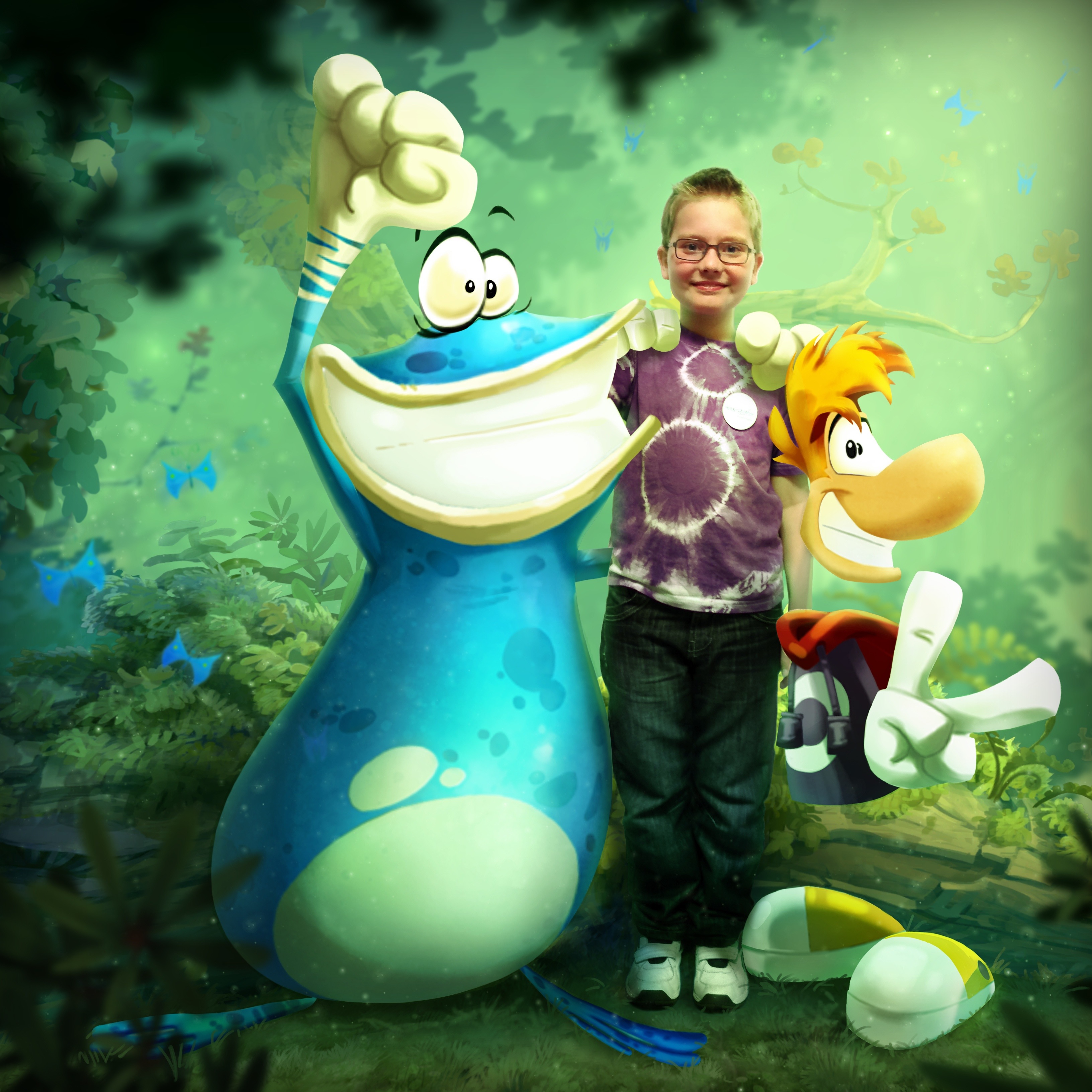 Look at me with Rayman and Globox in legends! 